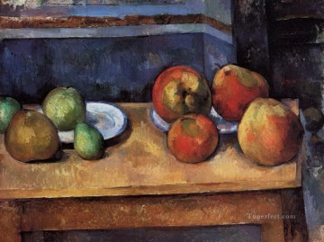 印象派の静物画 Painting - 静物画 リンゴと梨 ポール・セザンヌ